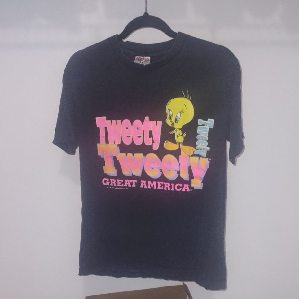 Tweety Great America Kids Black T-Shirt